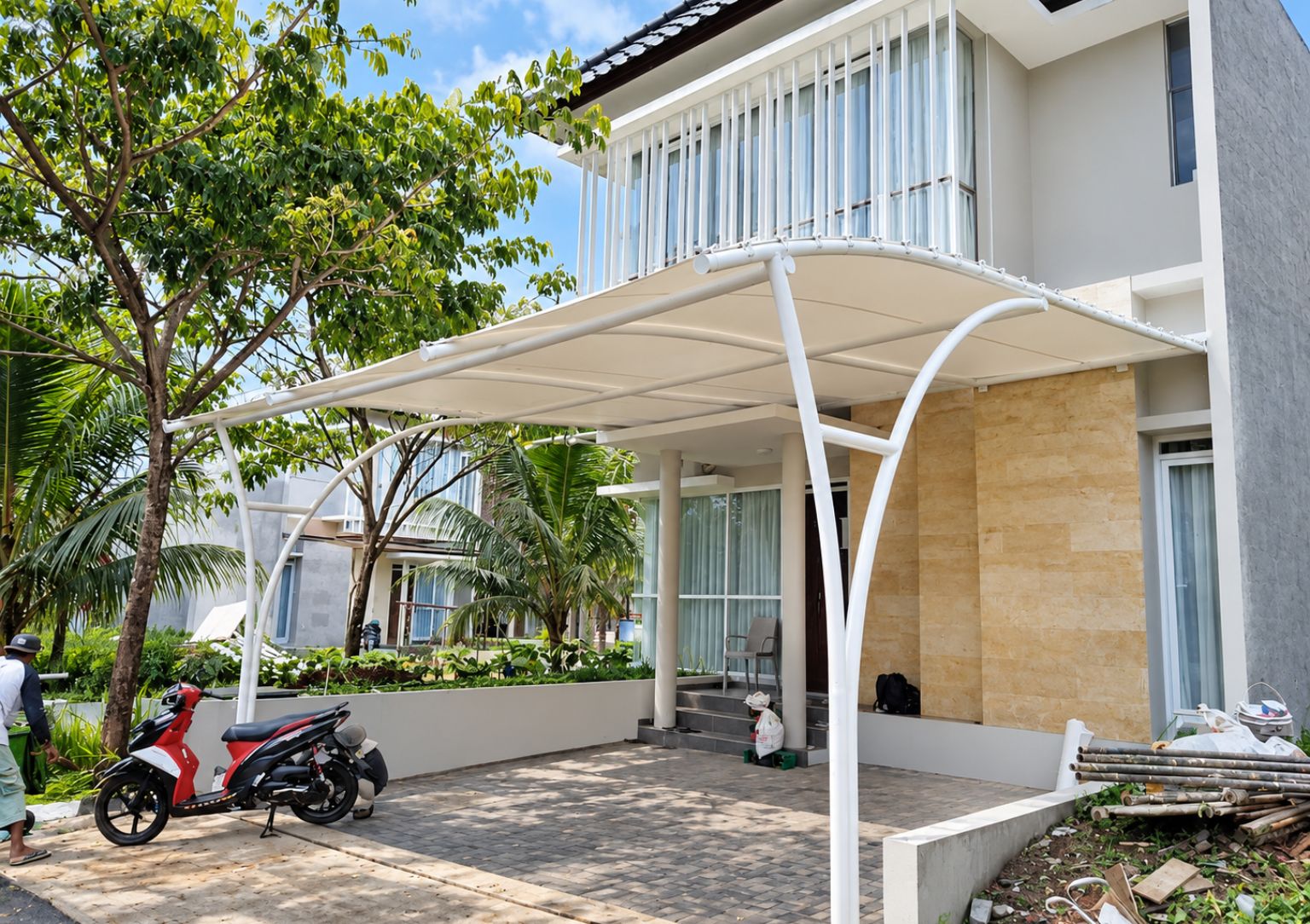 Kanopi Membran Carport Rumah