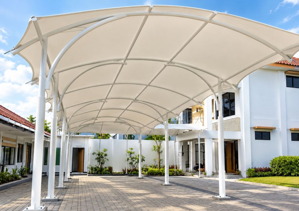 Jasa Pasang Kanopi Membrane Profesional